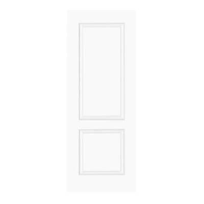 White Moulded Smooth Berlin 2 Panel Internal Door Wooden Tim...